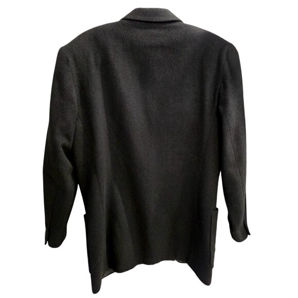 The Limited Vintage Wool Cashmere Blend Blazer Black 90s Career - Picture 2 of 8